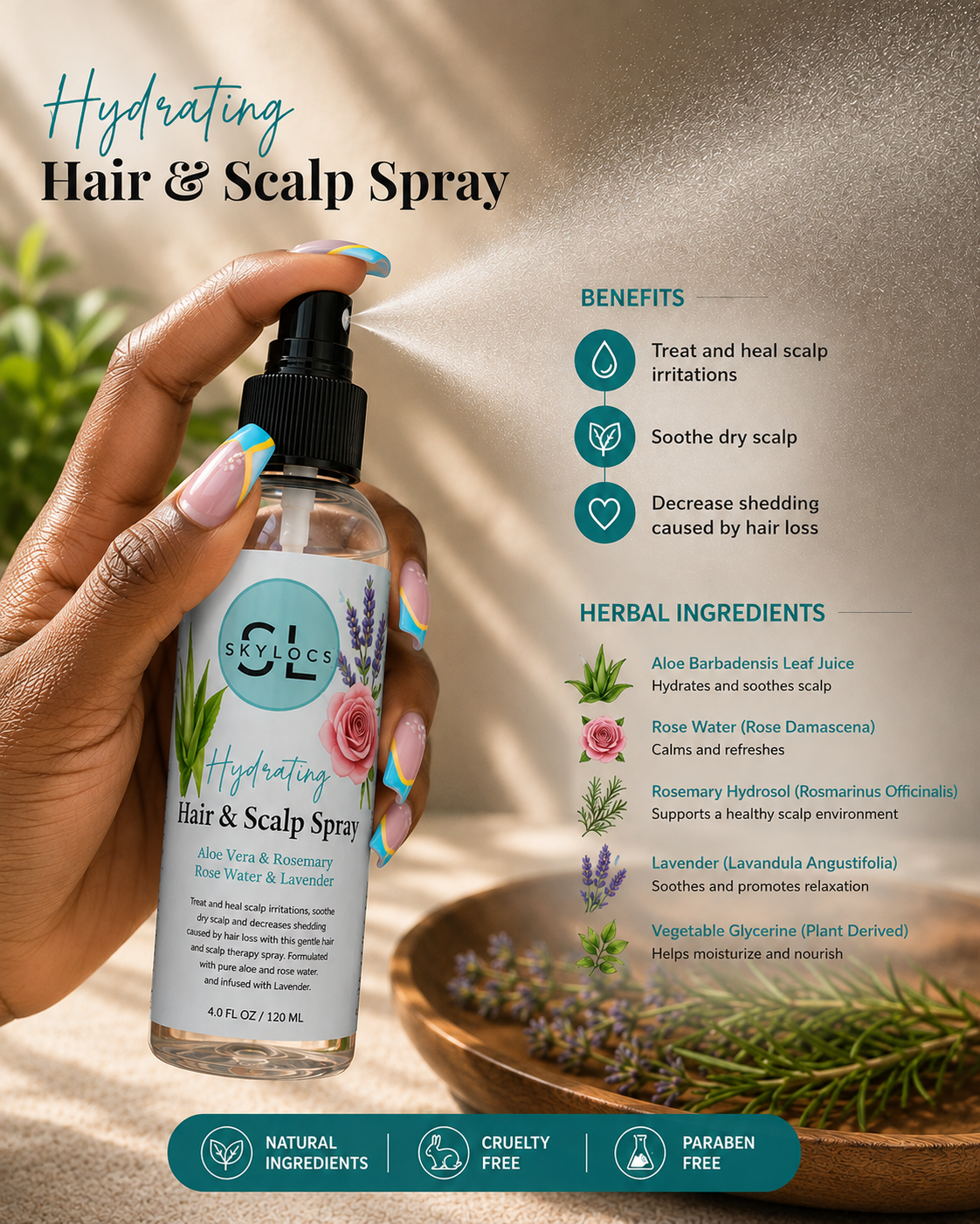 Hair and Scalp Spray